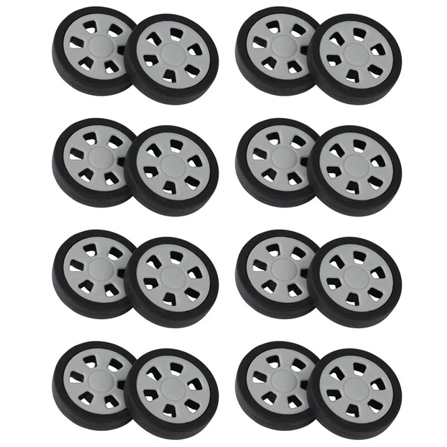 8Xft Suitcase Pulley Rollers Mute Wheel Wear-Resistant Parts Repair 55X12mm H1F9