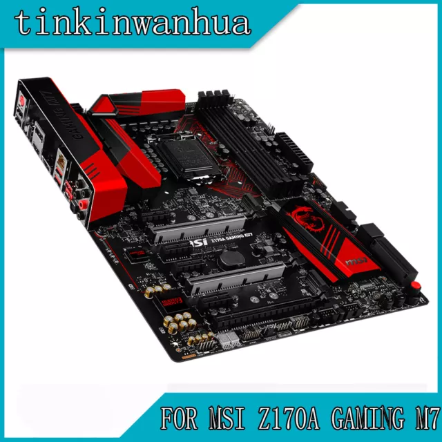 FOR MSI Z170A GAMING M7 Motherboard LGA1151 DDR4 64G DP Dual HDMI ATX O.C Board