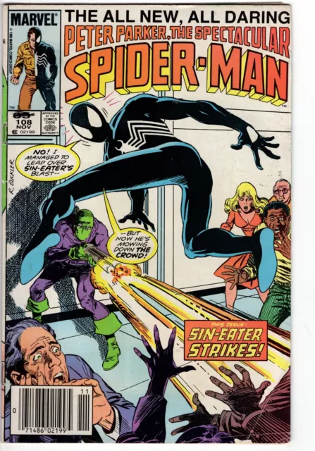 Marvel Comics - Peter Parker The Spectacular Spider-Man #108 (1985) - Newsstand