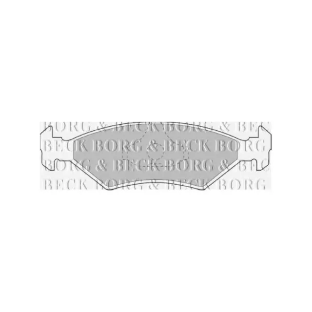 Ford Fiesta MK1 1.6 XR2 Variant2 Genuine Borg & Beck Front Brake Pads Set