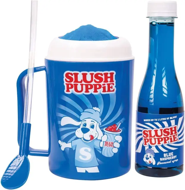 Slush Puppie Slushie Making Cup with Blue Raspberry Syrup Official Slush Puppy,
