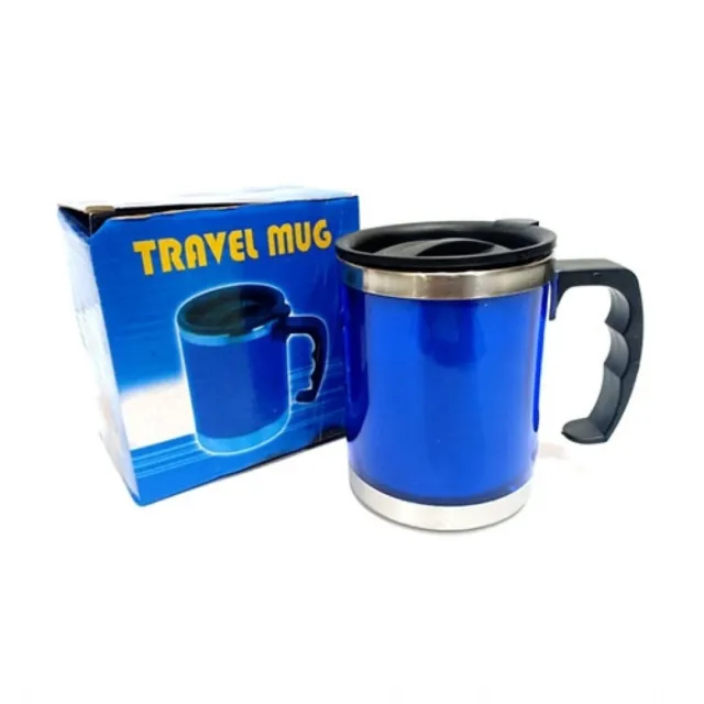 Travel Mug Stainless Steel Vacuum Insulated 16Oz Coffee  Autoseal Cup Lid New