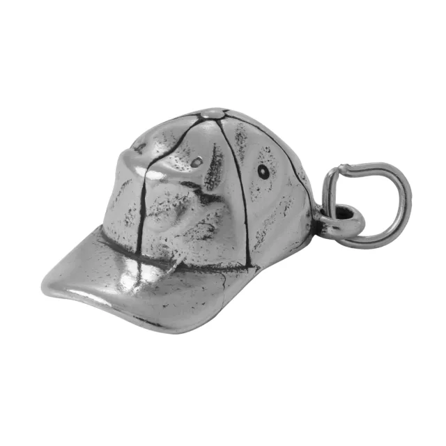 TheCharmWorks Sterling-Silber Baseball Cap Charmanh nger | Sterling Silver Charm