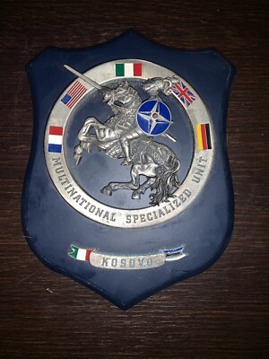 CREST CARABINIERI MULTINATIONAL SPECIALIZED UNIT RARITA'!! 