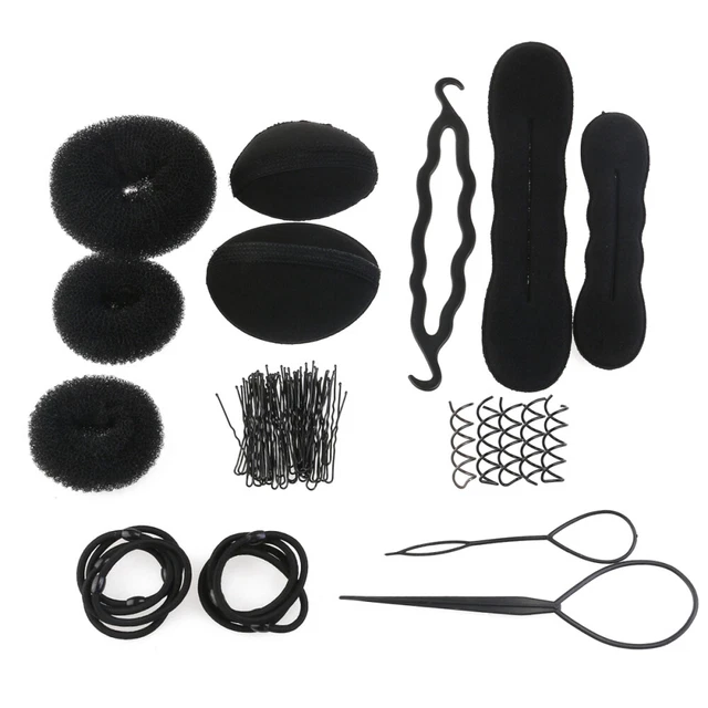 Tasto forma ciambella capelli elastici accessori styling per ragazze donne donna donna