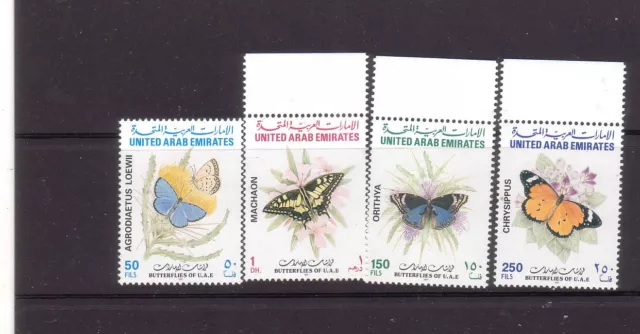 V. A. E  1997 Schmetterlinge Michel 535/538 postfrisch