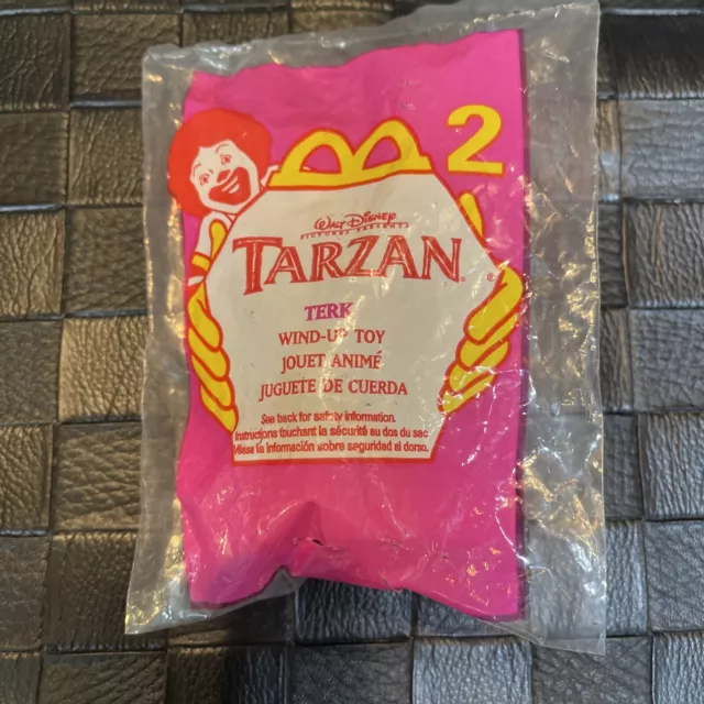 Vintage 1999 Disney Tarzan Mcdonalds Happy Meal Toy - Terk #2 WIND UP Unopened