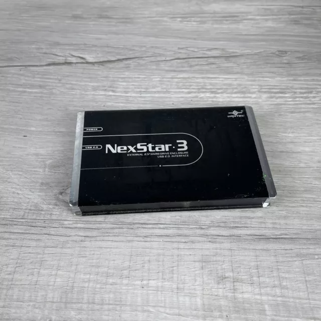 Vantec NexStar 3 Black Aluminum External 2.5" USB 2.0 Hard Drive Enclosure