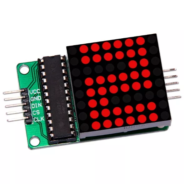 MAX7219 Dot Matrix 8x8 LED Module Display Rouge Arduino Afficheur Matrice