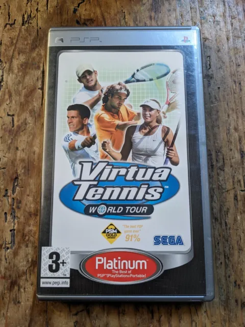 Virtua Tennis World Tour PSP Complete With Manual