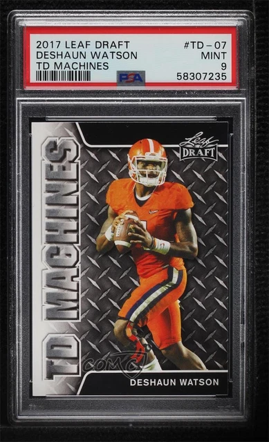 2017 Leaf Draft TD Machines Deshaun Watson #TD-07 PSA 9 MINT Rookie RC