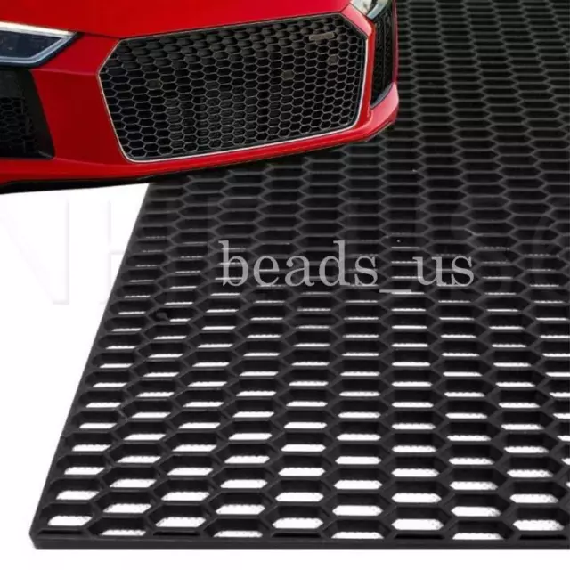 Universal ABS Plastic Racing Honeycomb Mesh Grill Spoiler Bumper 15.5 x  47.5