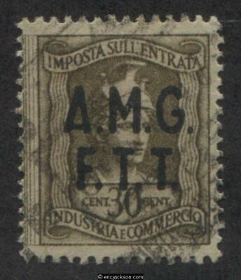 Trieste Industry & Commerce Revenue Stamp, FTT IC29 right stamp, used, VF