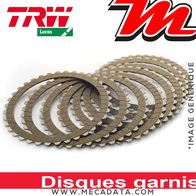 Kit Disques garnis + lisses Embrayage pour HONDA NSR 80 J-2/K/L