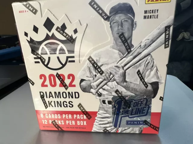 2022 PANINI DIAMOND KINGS BASEBALL SEALED FIRST OFF THE LINE HOBBY BOX FOTL 1st