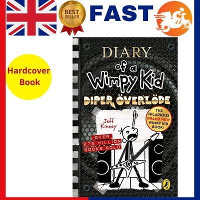 DIARY OF A Wimpy Kid Book 17 Jeff Kinney Diper Överlöde Diary of a ...