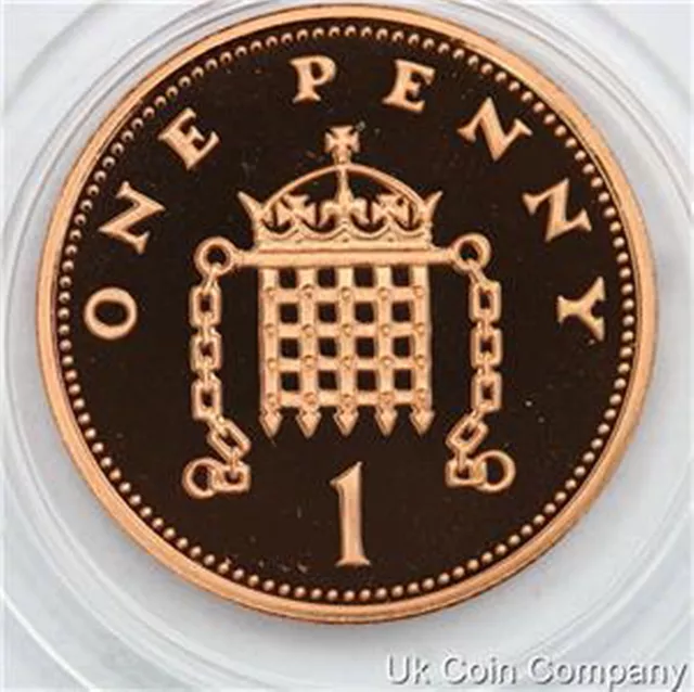 Royal Mint Decimal Proof 1p One Pence Coin Choose Year