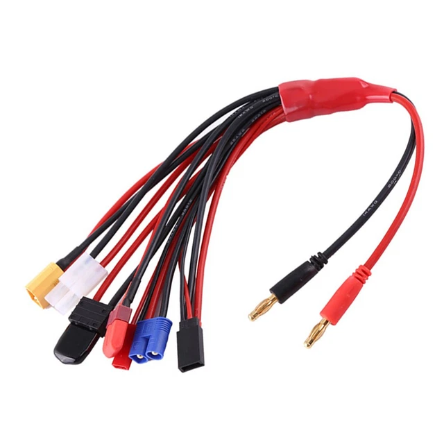 Câble Splitter Chargeur Pour RC - 1 Vers 8 Connecteurs - Compatible TRX, JST, Futaba - Neuf