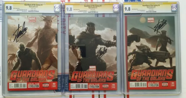 Guardians of the Galaxy #2 3 4 Marvel CGC 9.8 STAN LEE! Movie #3 confirmed!