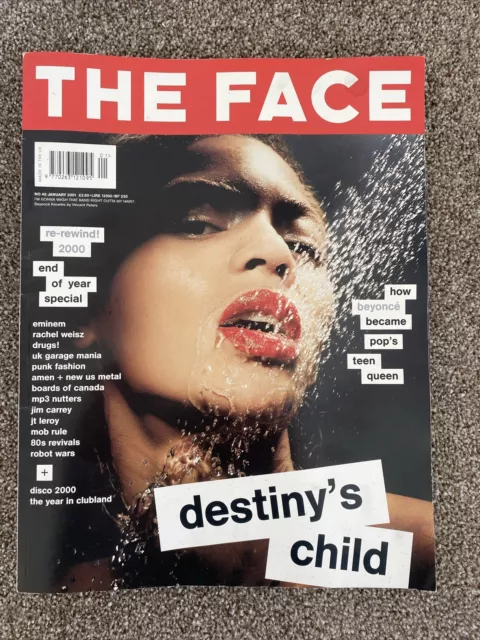 The Face Magazine January 2001 Cover w/ Beyonce Destiny's Child, Eminem No.48