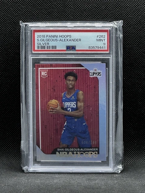 thumbnail image 2 of 2018 Panini Hoops Shai Gilgeous-Alexander Rookie Card #262 - PSA 10 Gem Mint 2 of 10