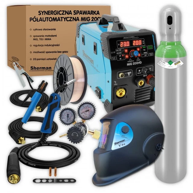 Sherman Ensemble de postes à souder DIGITIG 315 AC/DC Multipulse