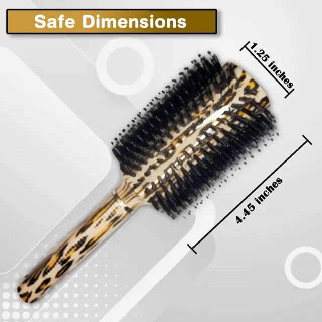 Leopard Print Brush Safe - Real Brush with a hidden compartment diversion safes 3