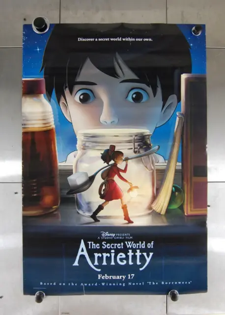 Original Secret Monde De Arrietty Studio Ghibli DS Film Affiche 2010