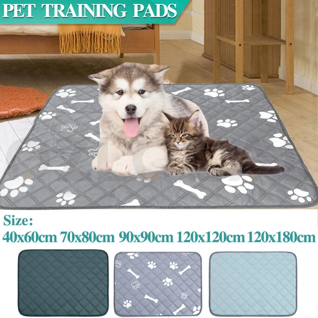Washable Pet Dog Cat Puppy Training Pee Reusable Pads Cushion Bed Absorbent Mat