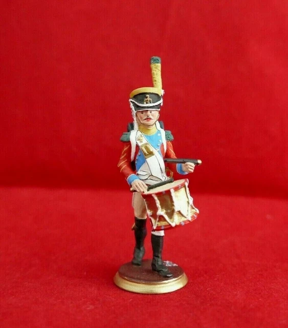 Soldat De Plomb Rare – Tambour Major Empire – N°18/500 – Signé Claude Alexandre – 54mm