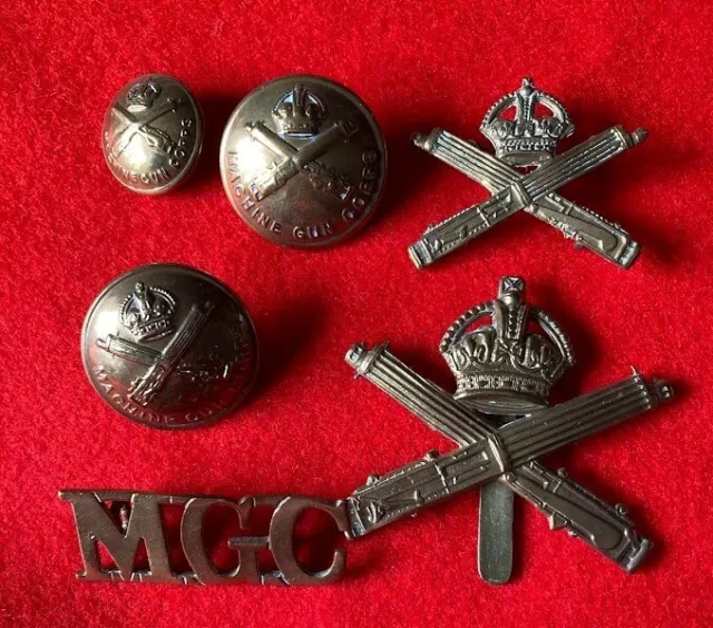 Machine Gun Corps British Army Badge small bundle x 6 items