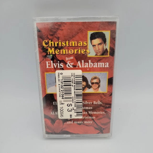 CHRISTMAS MEMORIES FROM Elvis Presley & And Alabama Cassette Country C