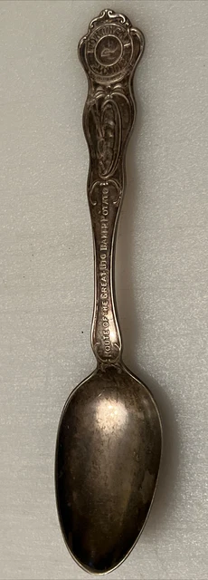 Silverplated Spoon Northern Pacific Railroad Yellowstone Line Big Potato Route