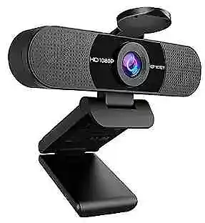 1080P Webcam with Microphone, C960 Web Camera, 2 Mics Streaming 1080P Black