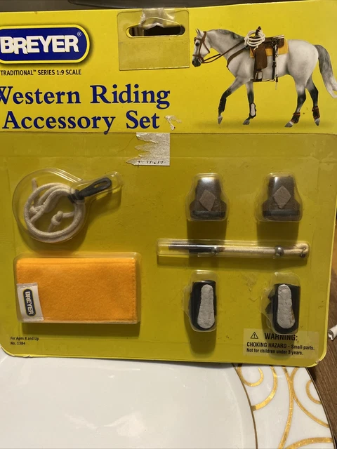 Breyer Traditional 1:9 Western Riding Accessory Set Lasso Boots Pad Retired Rare