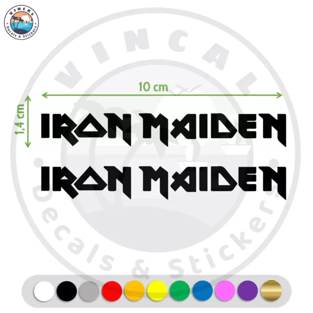 Pegatinas Iron Maiden Grupo Vinilo Vinyl Decal Pegatina Aufkleber Autocollant