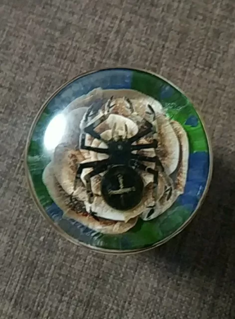 Vintage NOS plexiglass gear handle made from prison work. SPIDER IS A THIEF
