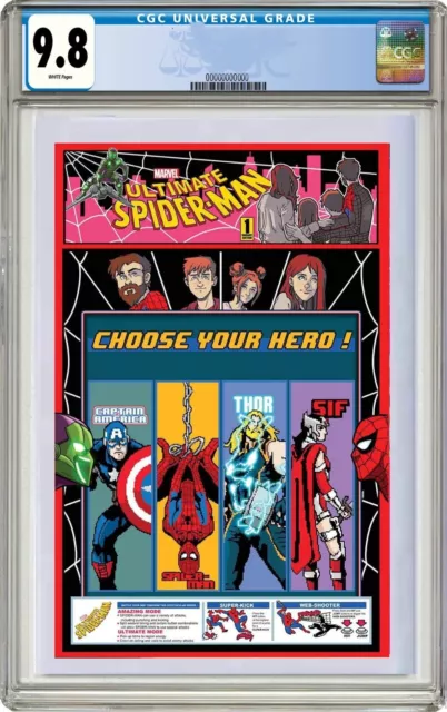 Ultimate Spider-Man #1 Cgc 9.8 Matthew Waite Exclusive 8-Bit  Pre-Order 01/10