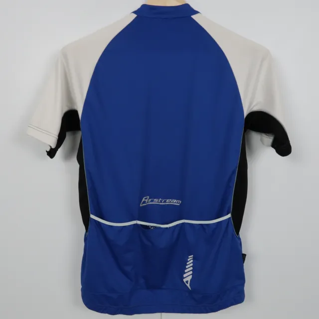 Altura Airstream Mens Cycling Jersey Size M Blue 1/2 Zip Short Sleeve Shirt 2
