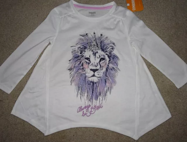 New Gymboree Size Xs & S 4 5 6 Fairytale Forest Lion Swing Top Tunic Glitter