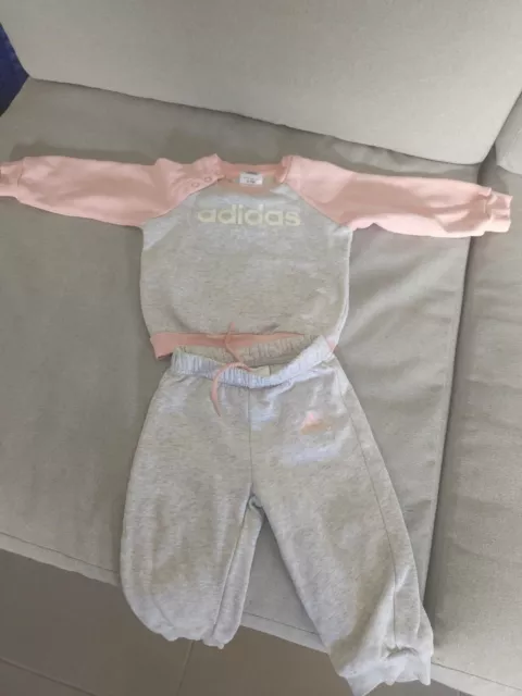 Baby girls Adidas trackies