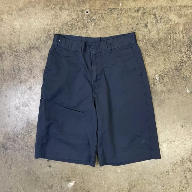 Dickies Shorts Canvas Carpenter Workwear Vintage Summer Pants, Blue, Womens 30"