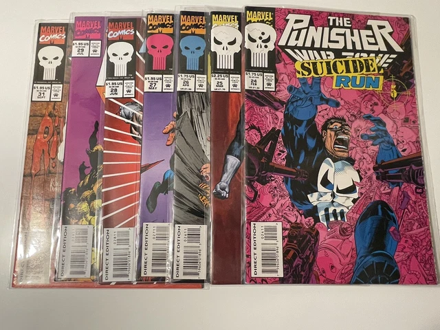 Punisher: War Zone Lot #24-29, 31 MARVEL Comics