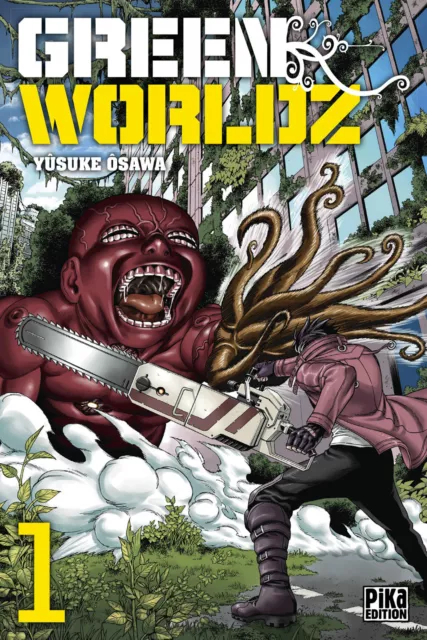 manga Green Worldz tome 1 Seinen Shonen Yusuke Osawa Pika Horreur Fantastique VF