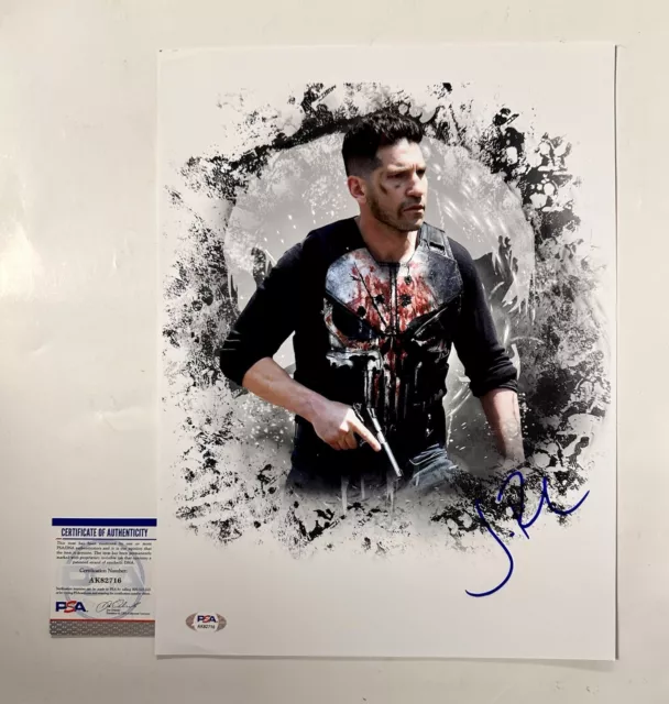 Jon Bernthal Signed Marvel Frank Castle Punisher 11x14 Photo With PSA/DNA COA