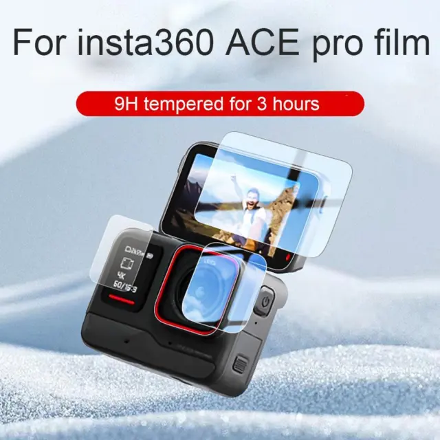 Tempered Glass Screen Protector For Insta360 Ace Pro LensProtective 2024 J8Q5