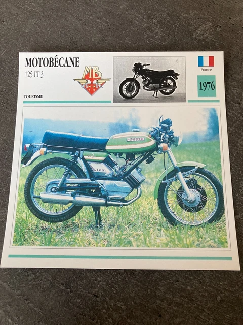 CARTE FICHE MOTO collection ATLAS MOTOBECANE 125 Z 56 C EUR 2,50