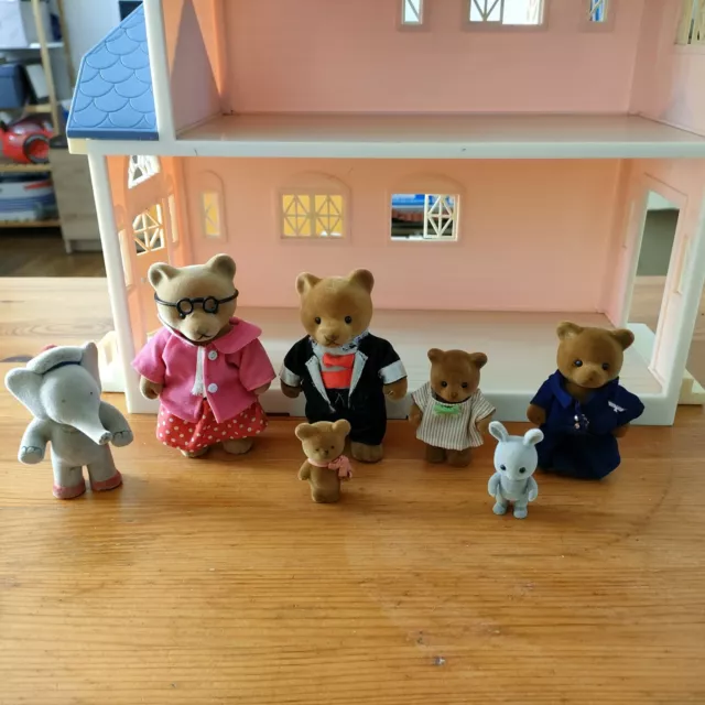 Sylvanian Les Petits malins  Bandaï VINTAGE Teddy Bear World SIMBA TOYS