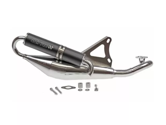 Chrom Sportauspuff E-Geprüft für Aprilia SR 50 ZD4MR ZD4LF ZD4LY ZD4LC ZD4MZ