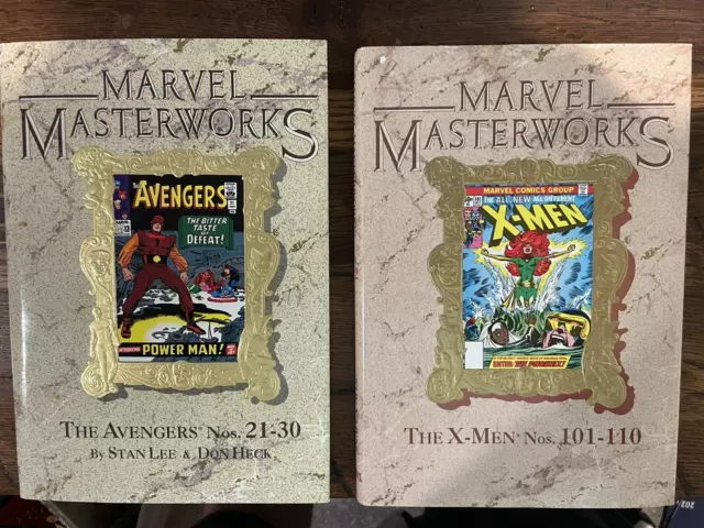 Marvel Masterworks - Volume 12 and 27  - Excellent Condition X-Men and Avengers